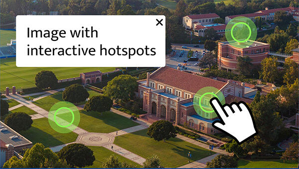 Image with interactive hotspots