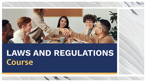 Laws and regulations course