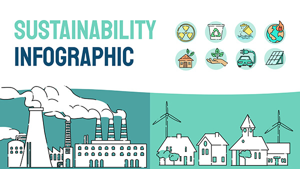 Sustainability infographic