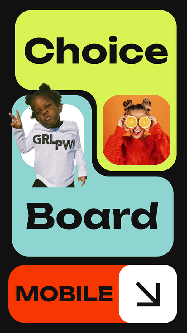 Choice board mobile