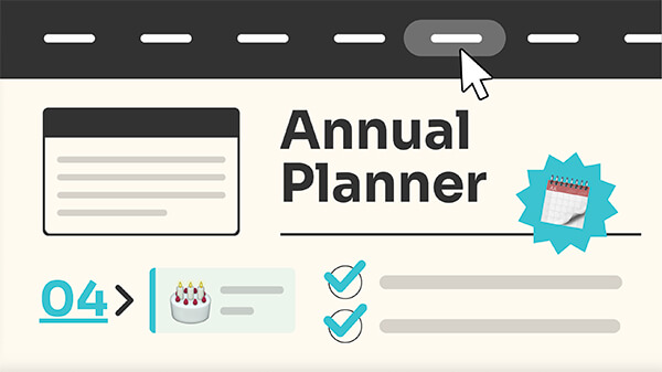 Annual planner