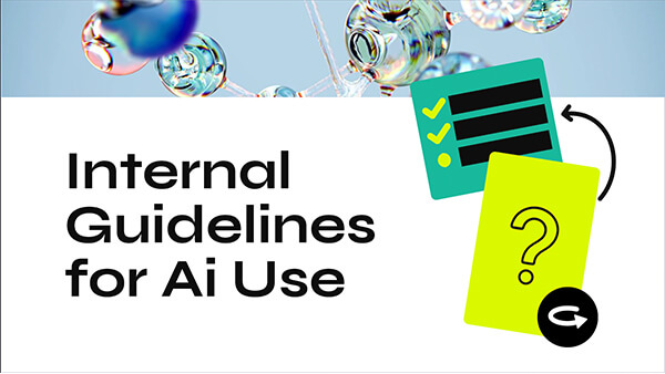 Internal guidelines for artificial intelligence use