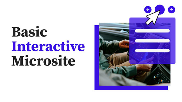 Basic interactive microsite