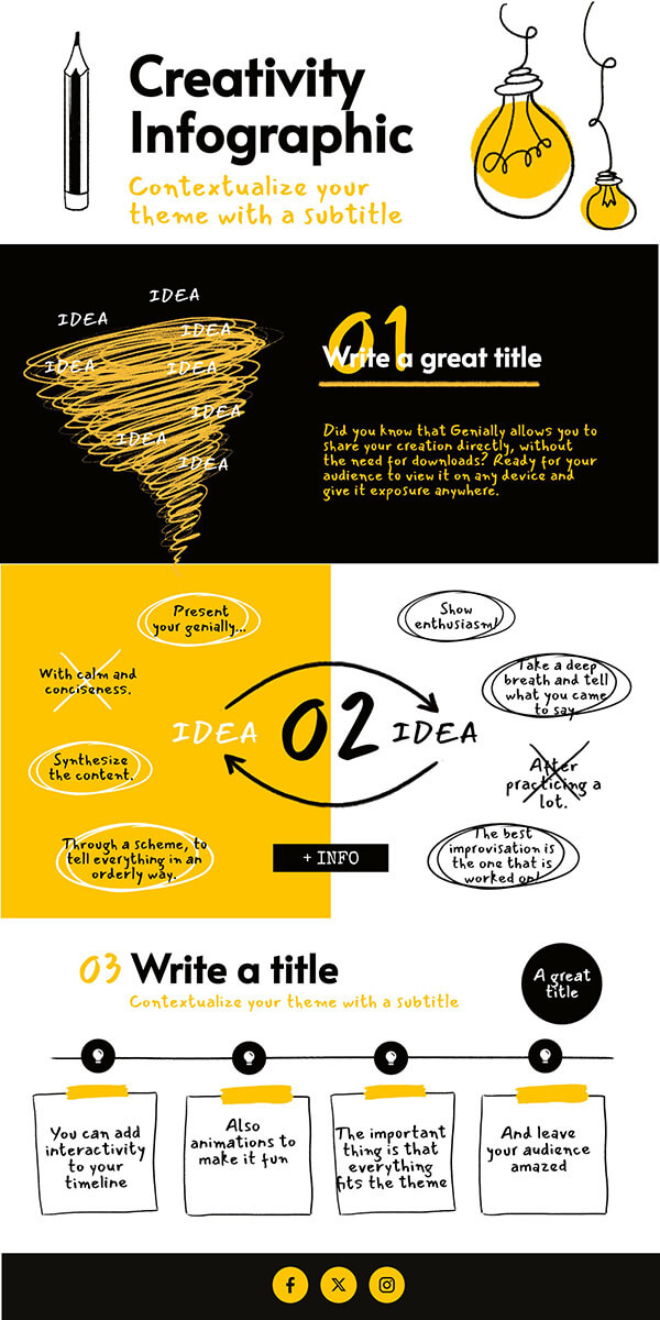 Creativity infographic
