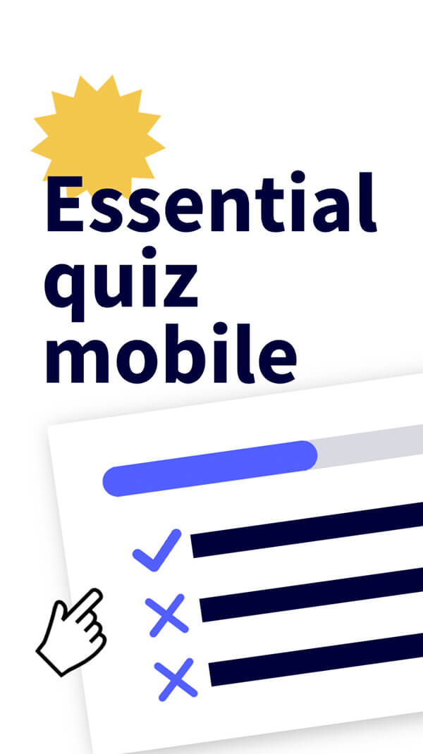 Essential quiz mobile