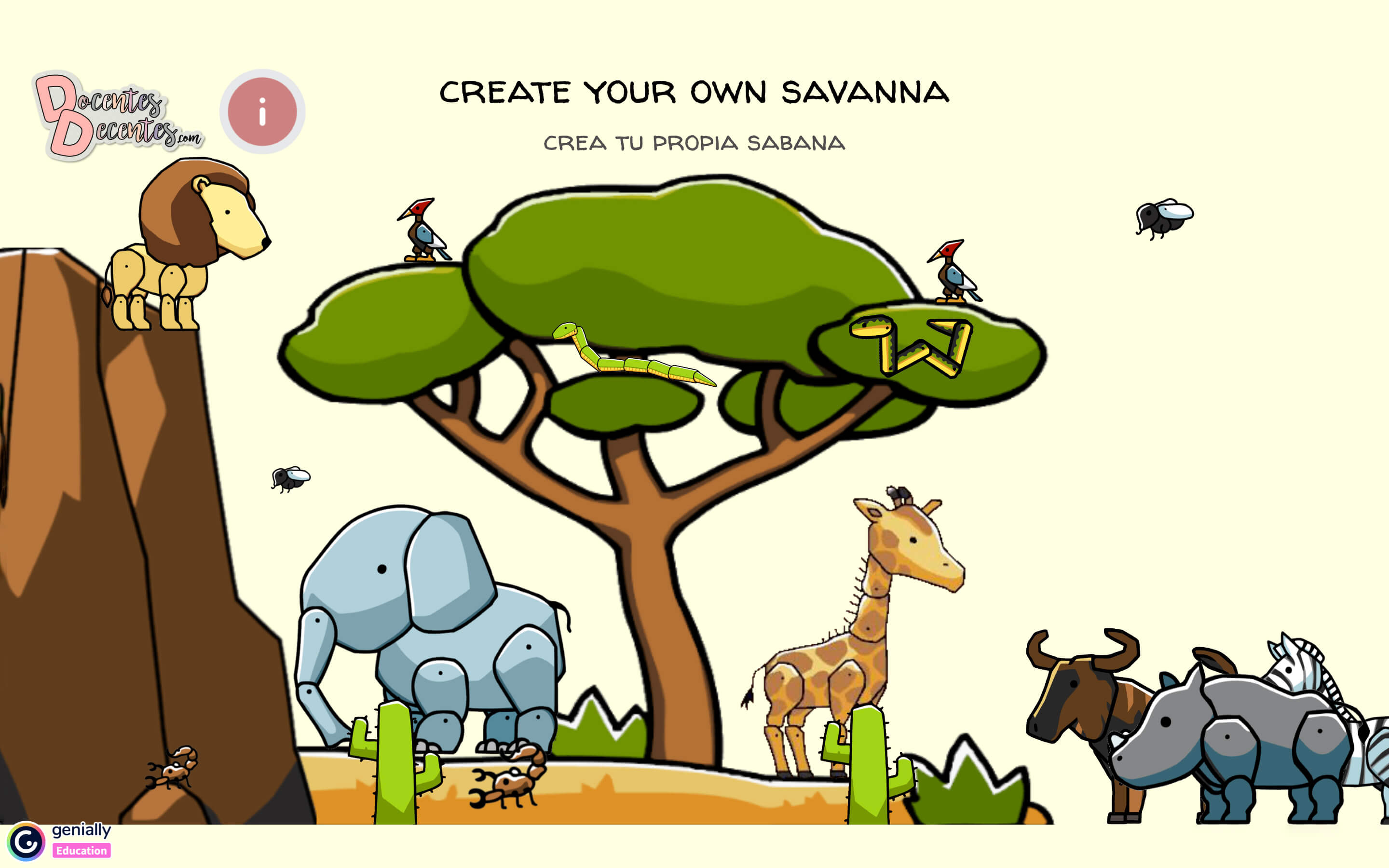 Inspiration template, Drag-and-drop Activities
