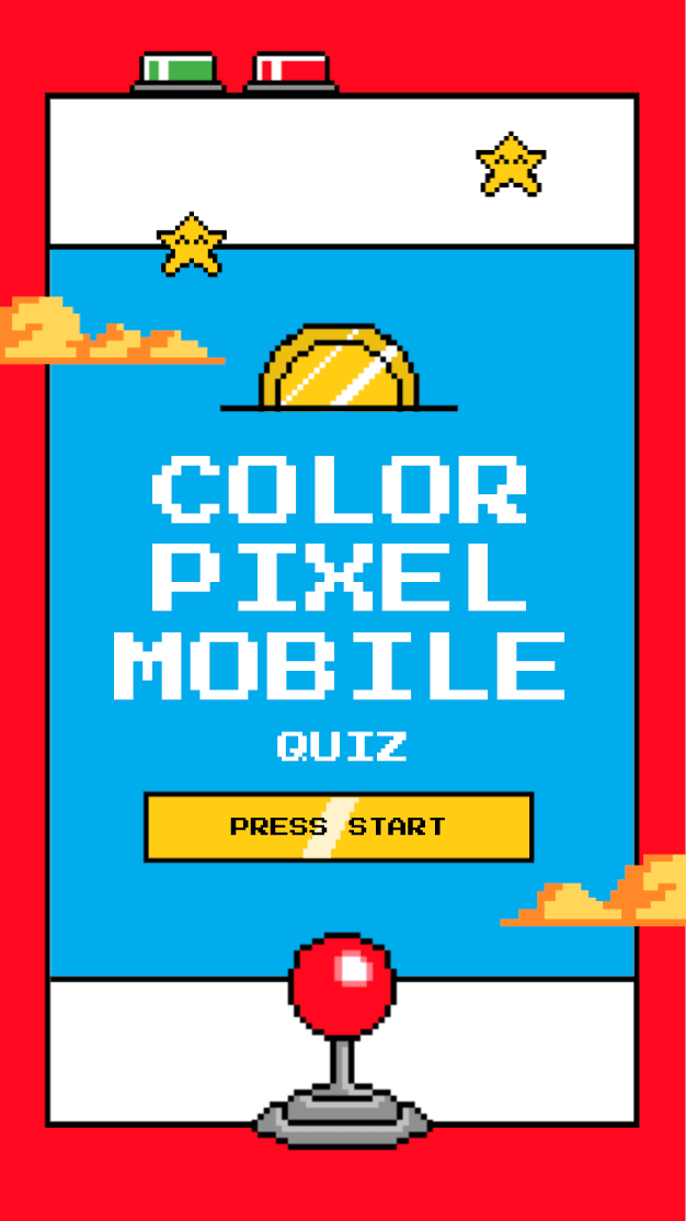 Pixel color quiz mobile