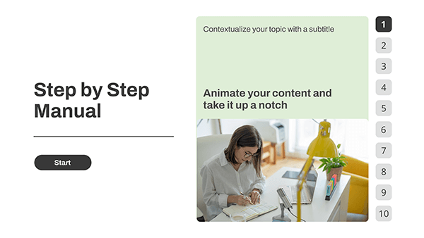 Step by step manual
