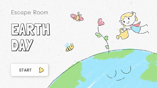 Interactive Earth day escape room template
