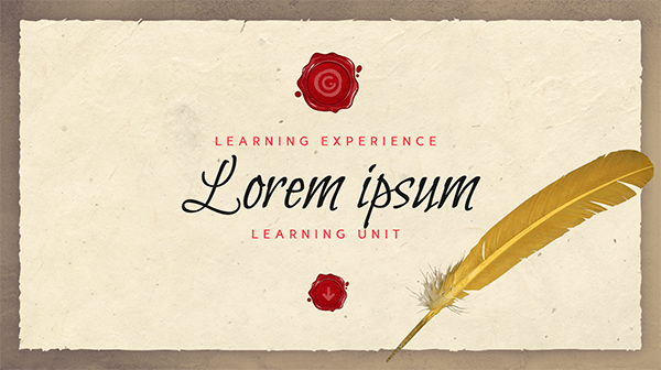 History learning unit