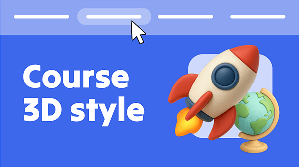 Course 3d style