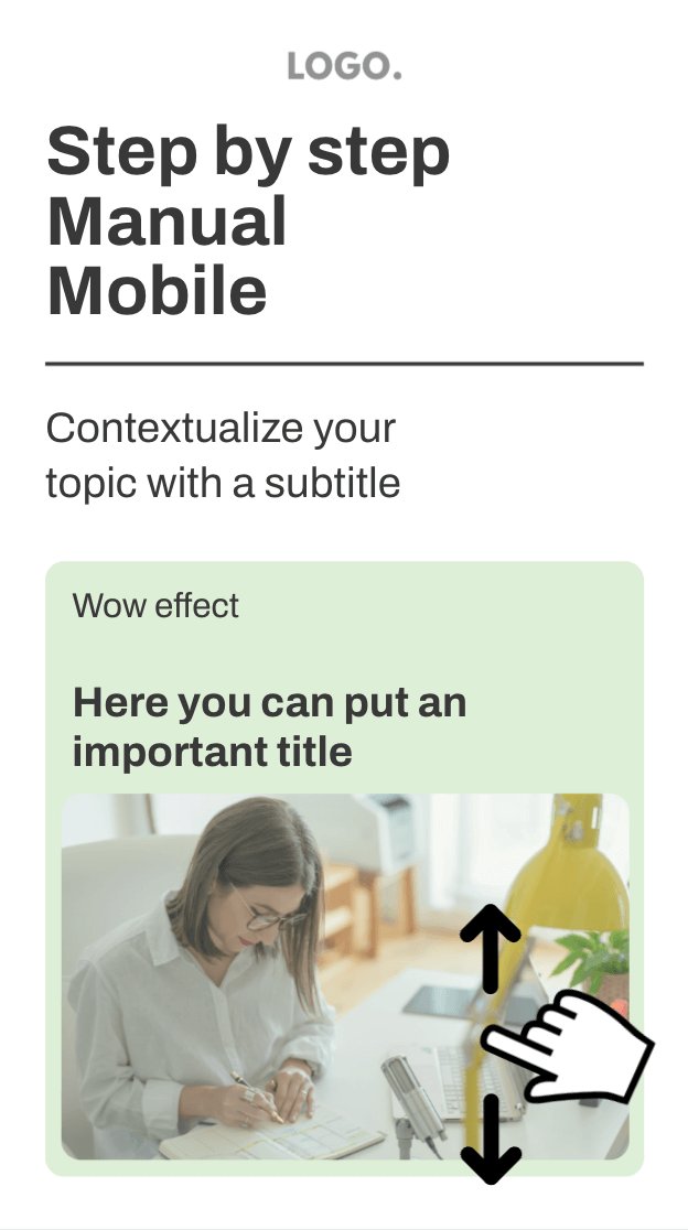 Step by step manual mobile
