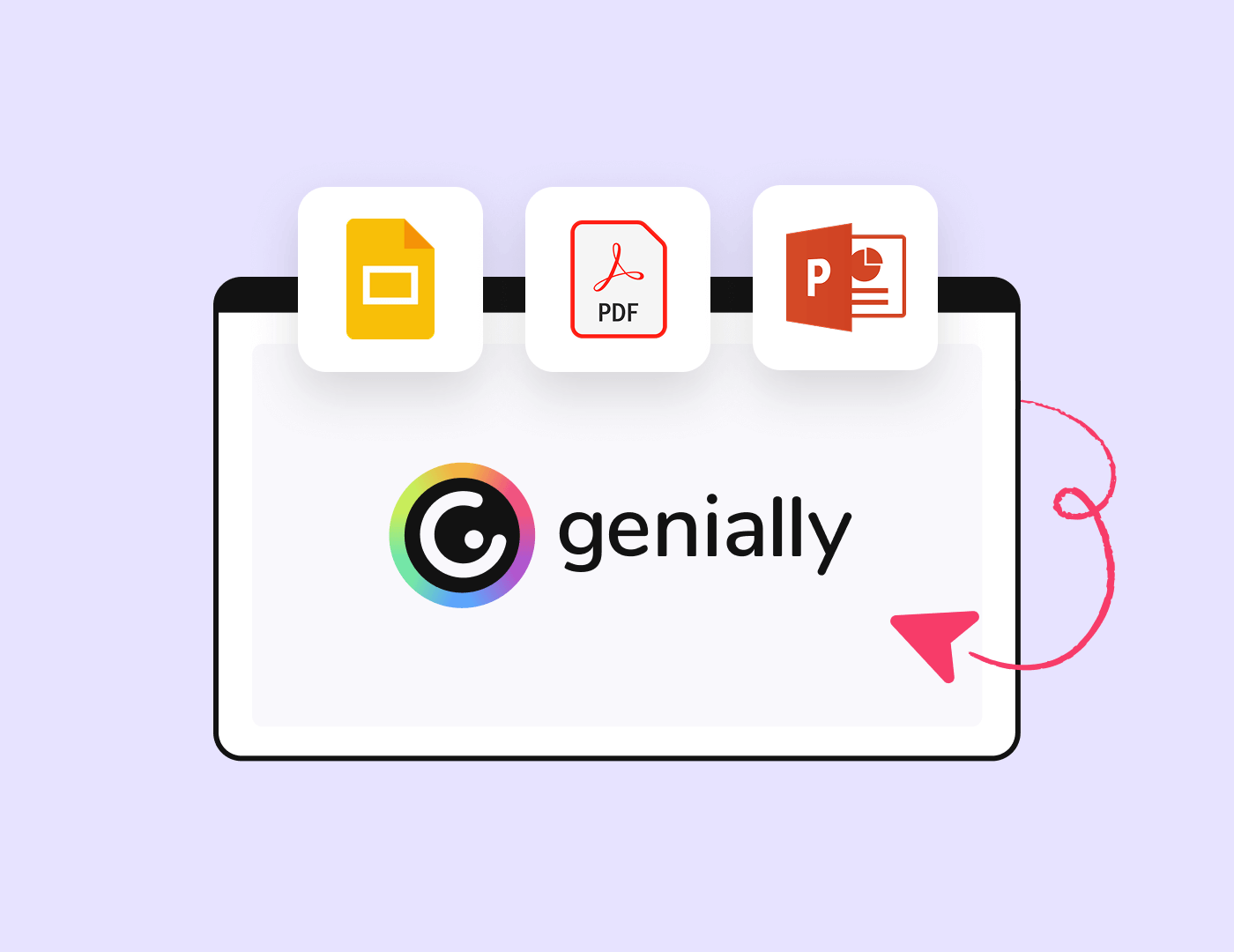 In Genially you can Import Slides And Docs